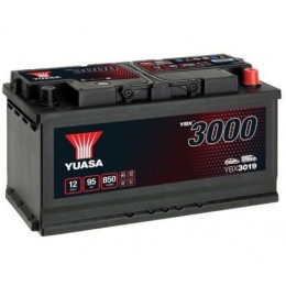 95Ah YUASA 850A,12V Akumulators YBX3019 (-+) 353x175x190mm
